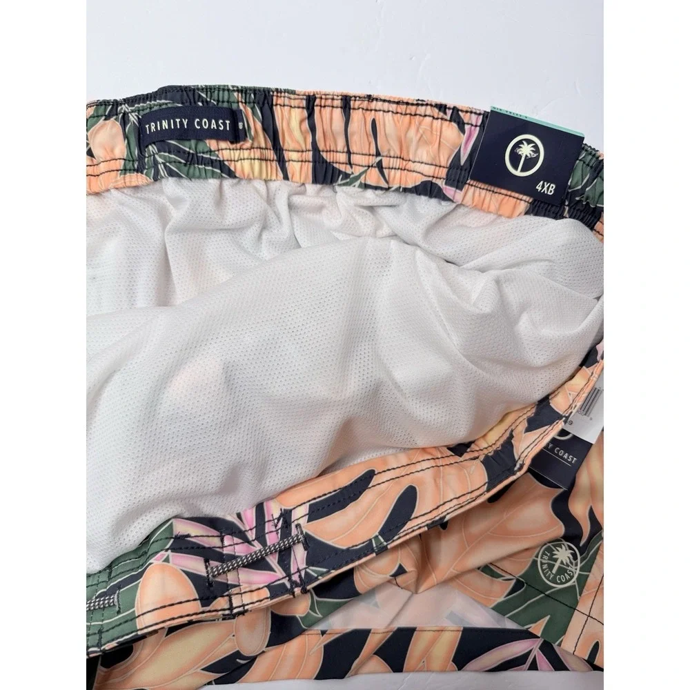 Kohls Swim Shorts Tropical Big & Tall Mens Size 4XBig Swimming Summer Trunks New